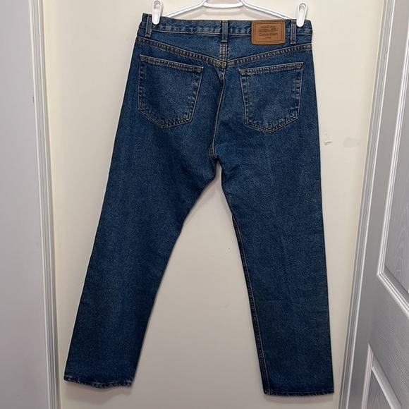 Calvin Klein Vintage American Classic Straight Leg Jeans Size 33 - Picture 6 of 9
